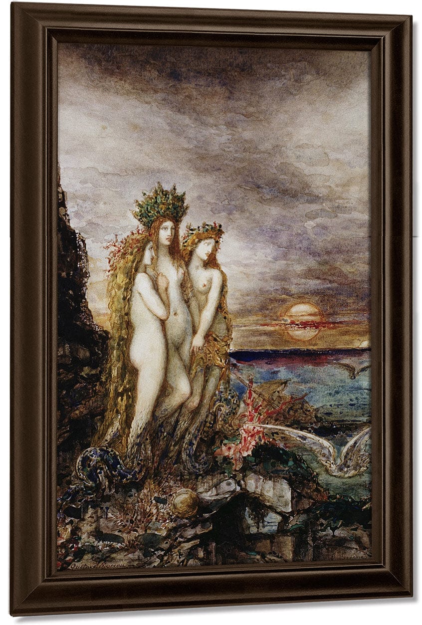 The Sirens By Gustave Moreau - Image 5