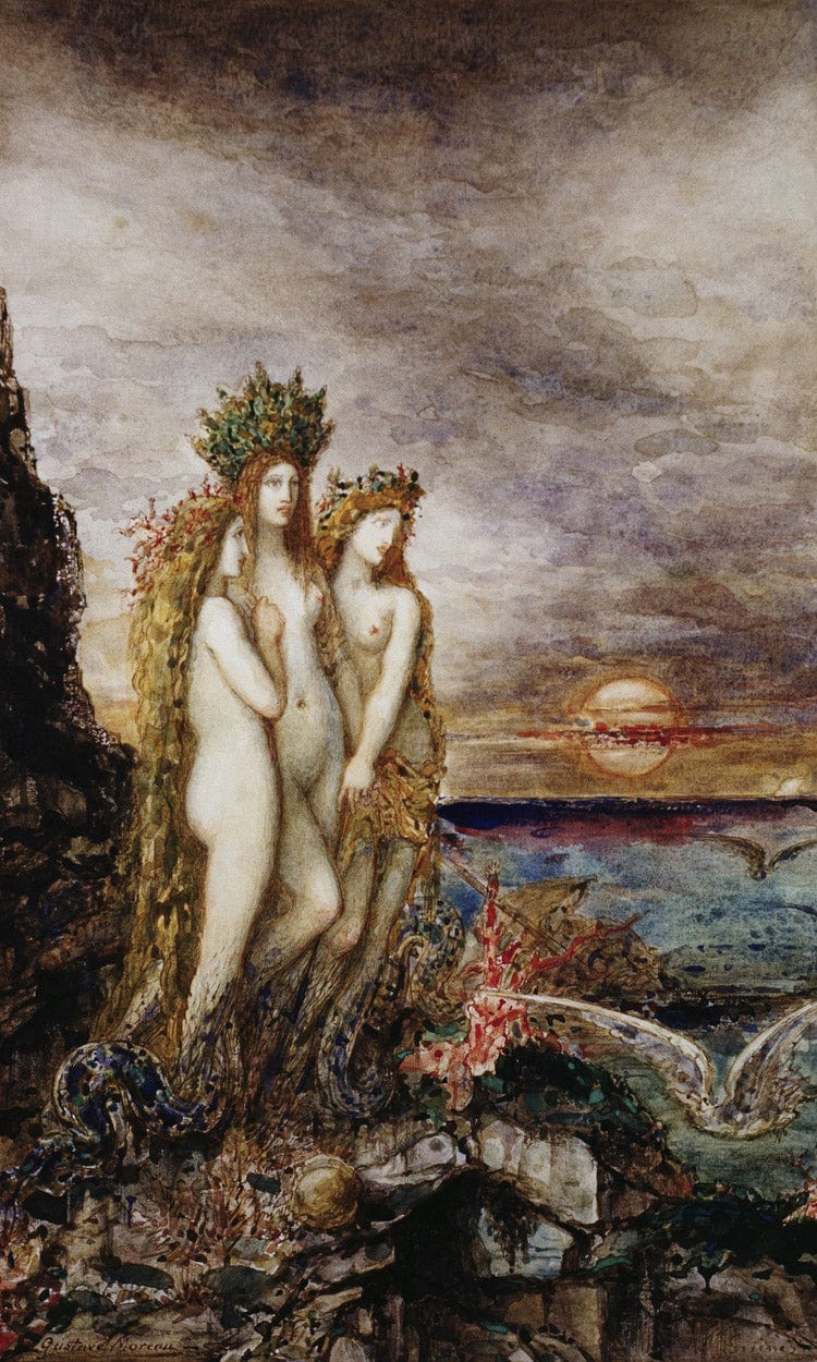 The Sirens By Gustave Moreau - Image 6