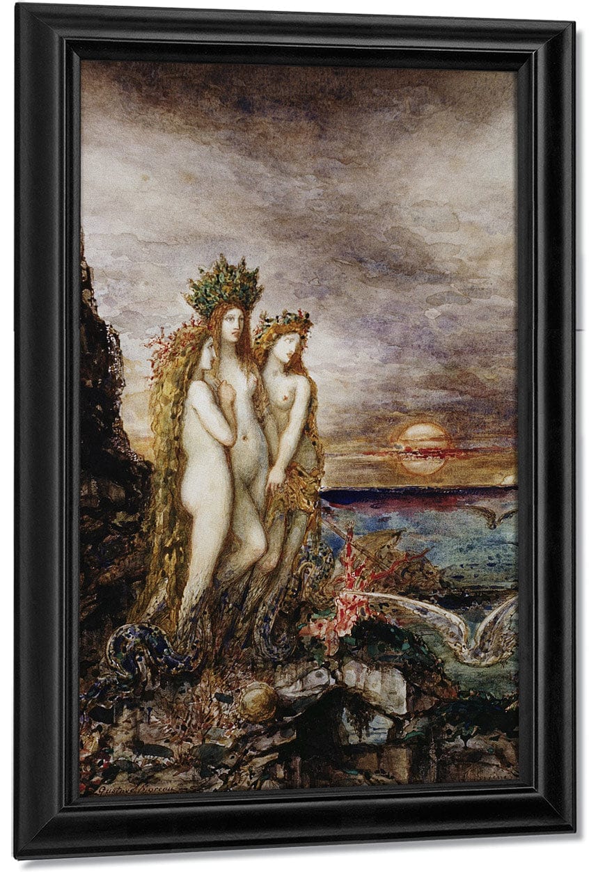 The Sirens By Gustave Moreau - Image 7