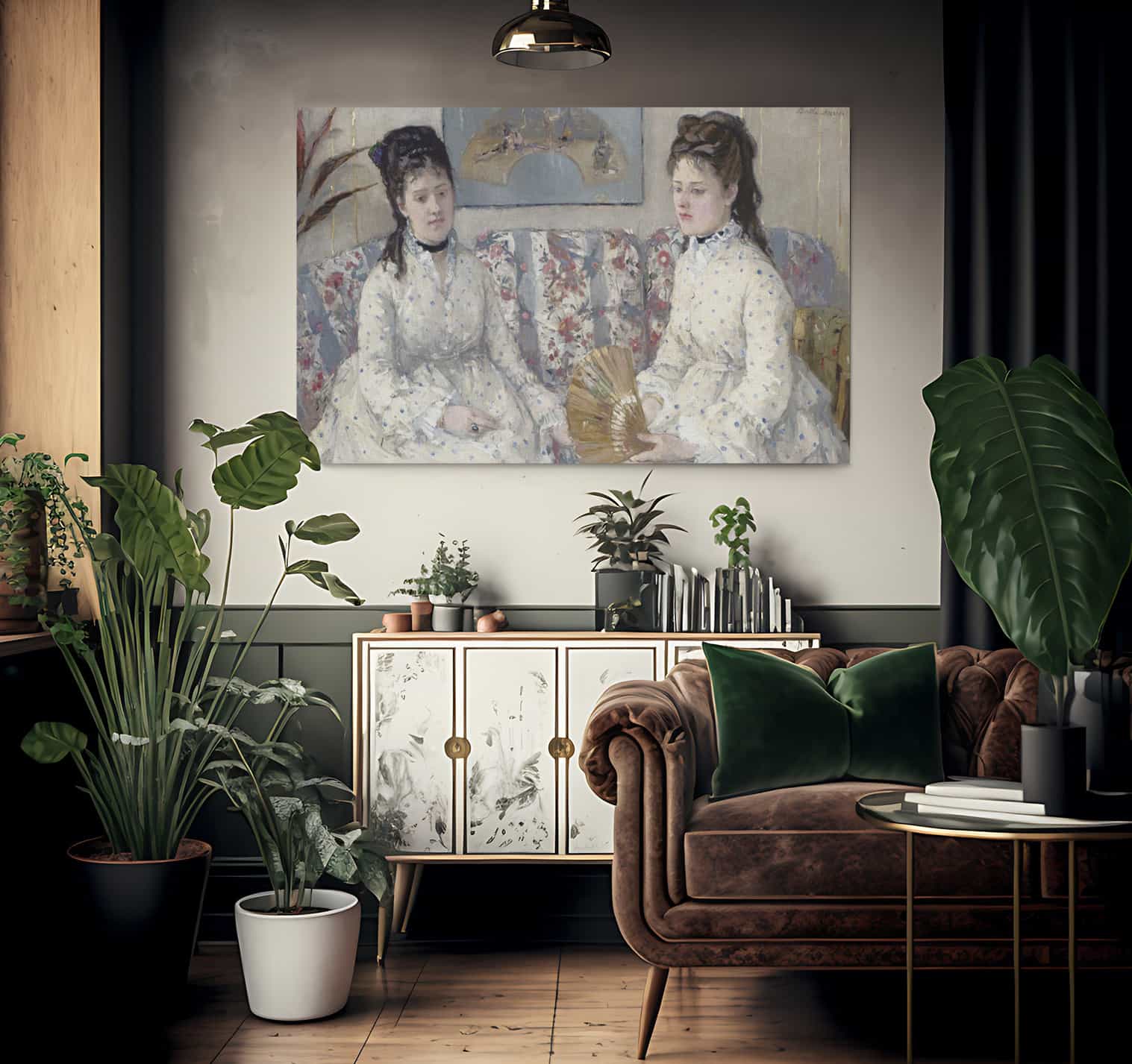 The Sisters By Berthe Morisot - Image 2