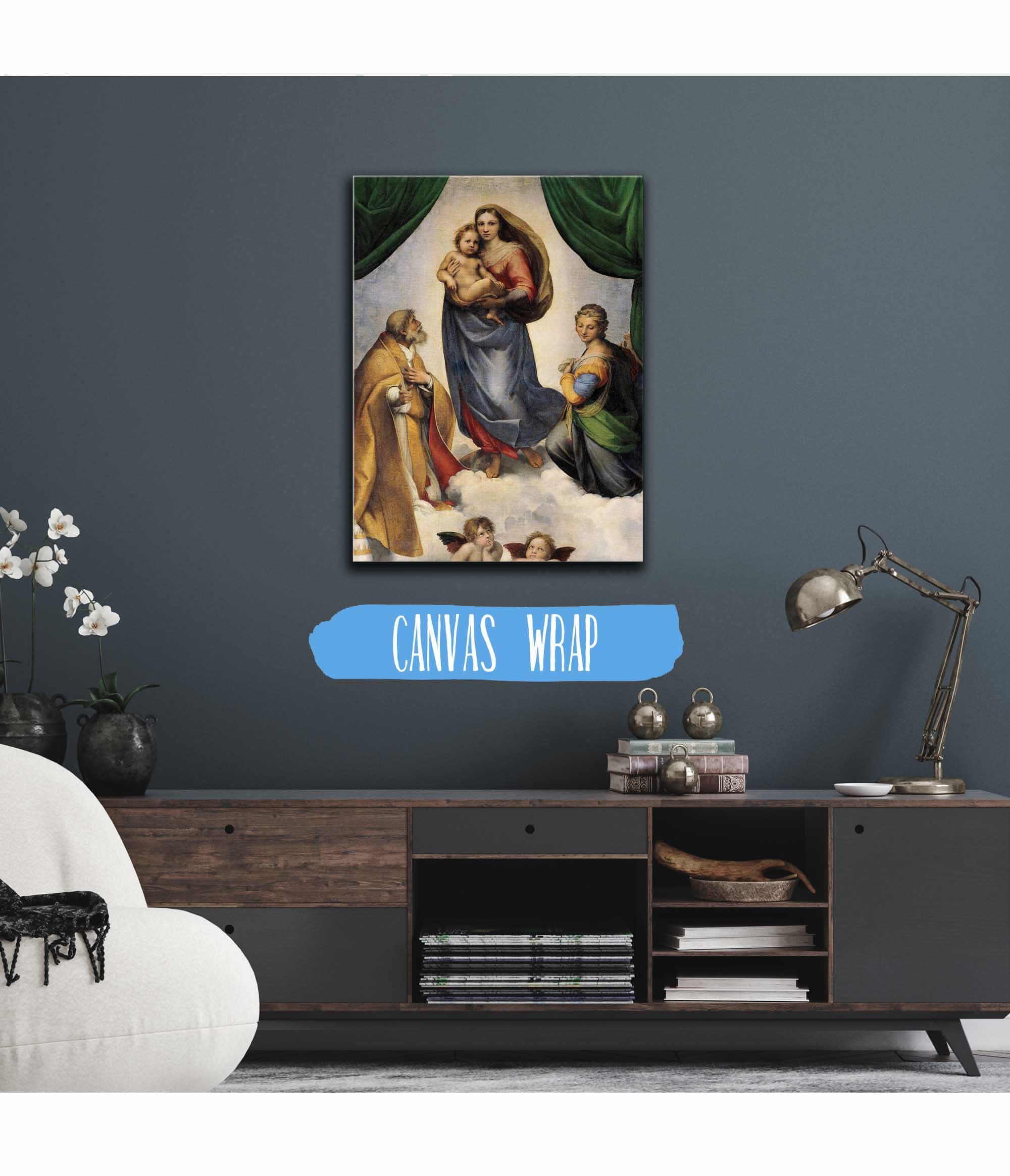 The Sistine Madonna Between And by Raphael - Image 3