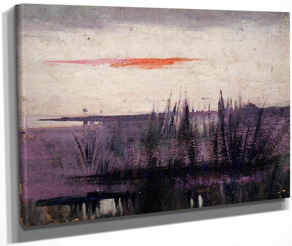 The Sky Simulated By White Flamingoes Study For Book, Concealing Coloration In The Animal Kingdom By Abbott Handerson Thayer