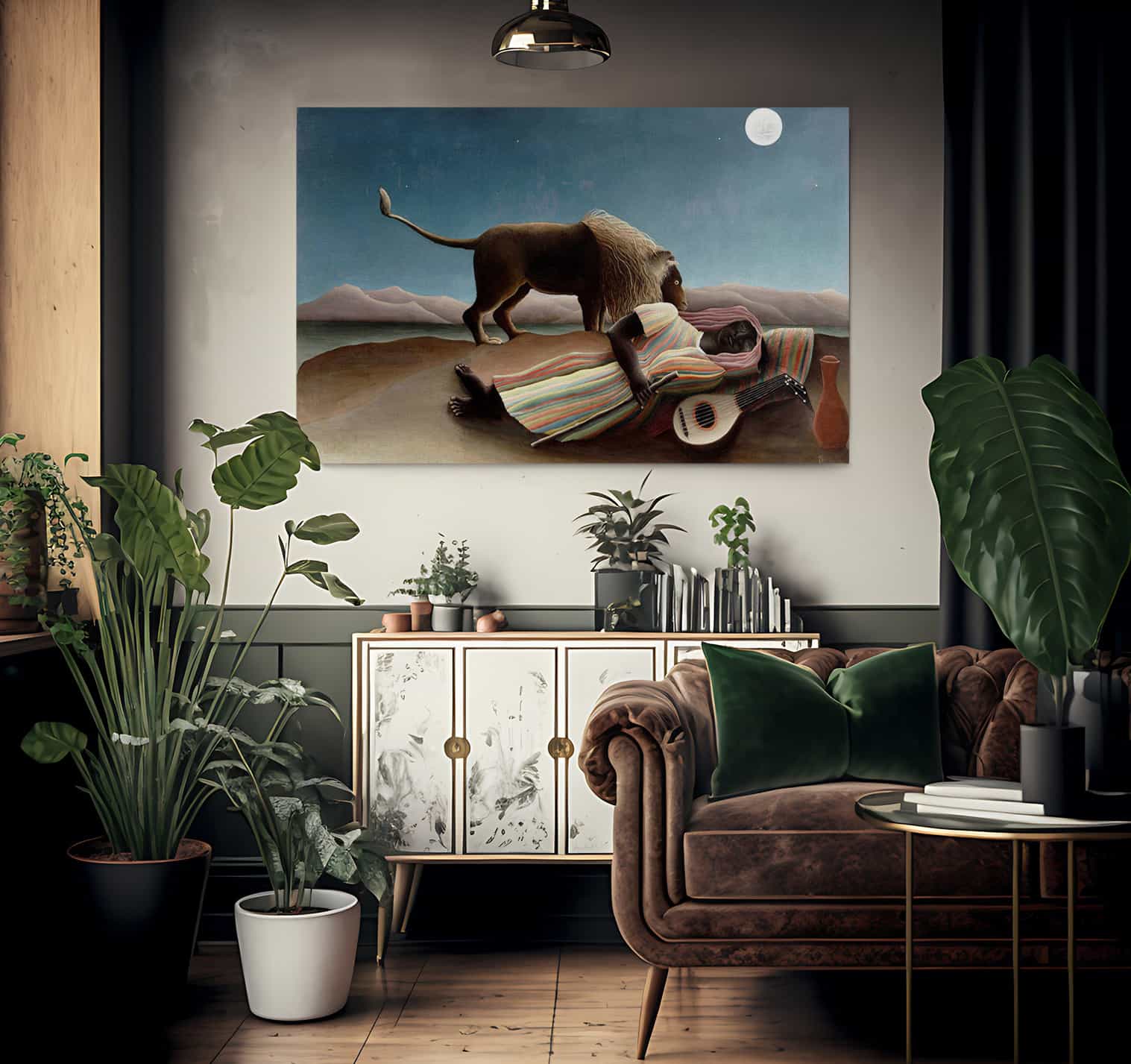 The Sleeping Gypsy La Zingara Addormentata By Henri Rousseau - Image 2