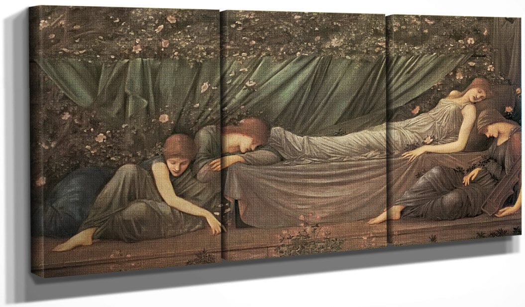 The Sleeping Princess By John Waterhouse