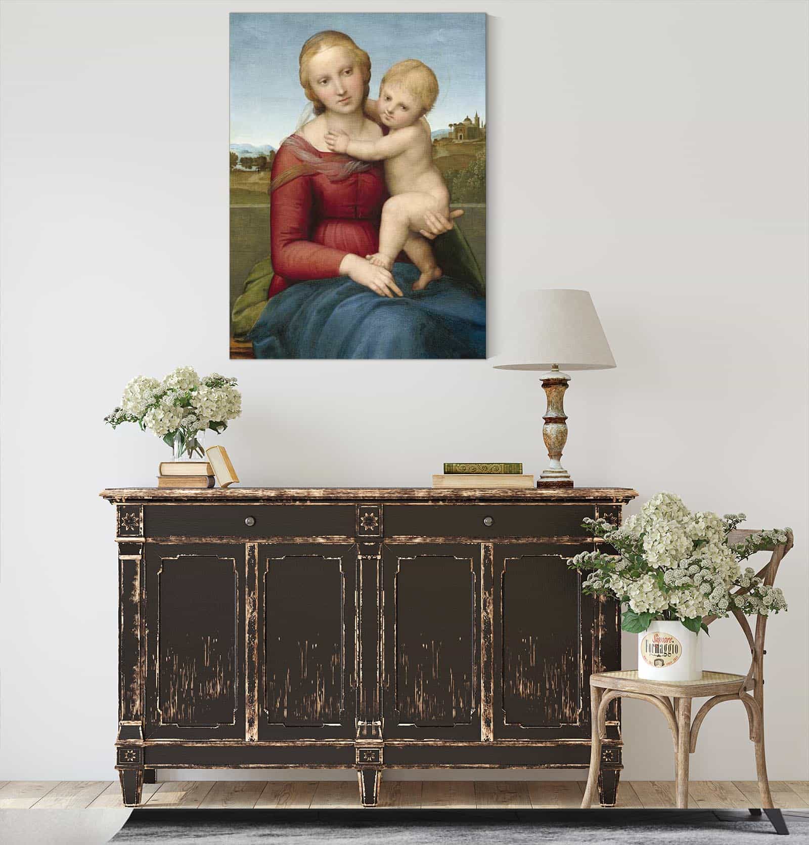 The Small Cowper Madonna by Raphael - Image 4