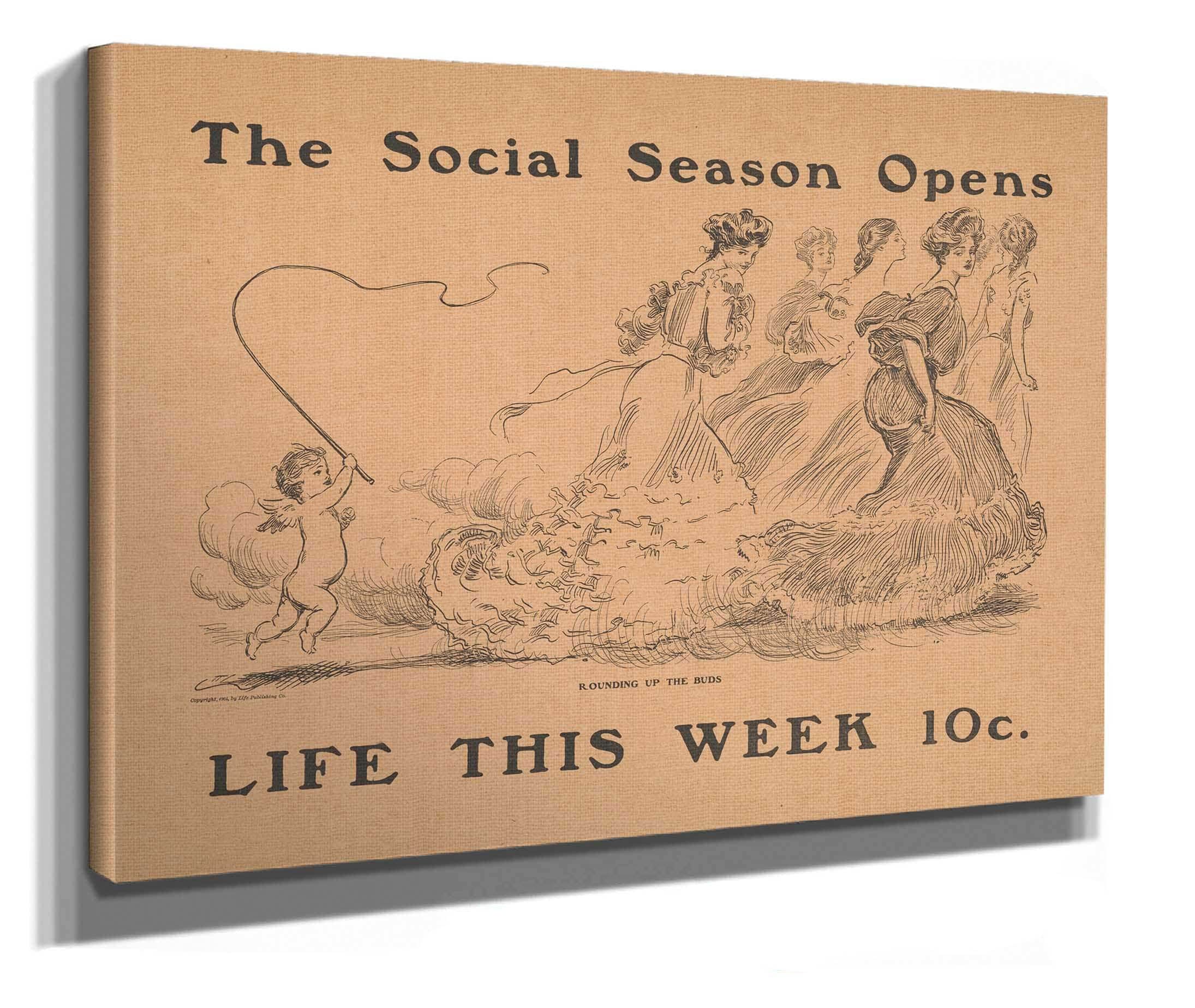 The Social Season Opens Life This Week Cents by Charles Dana Gibson - Image 2