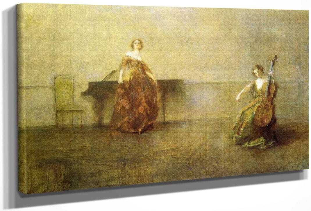 The Song And The Cello By Thomas Wilmer Dewing