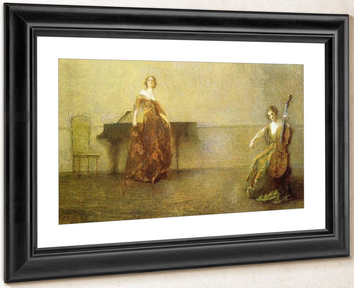 The Song And The Cello By Thomas Wilmer Dewing - Image 4