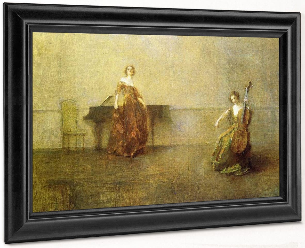 The Song And The Cello By Thomas Wilmer Dewing - Image 8