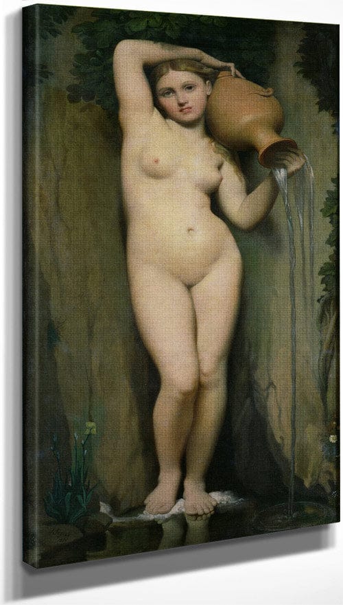 The Source By Jean Auguste Dominique Ingres - Image 3