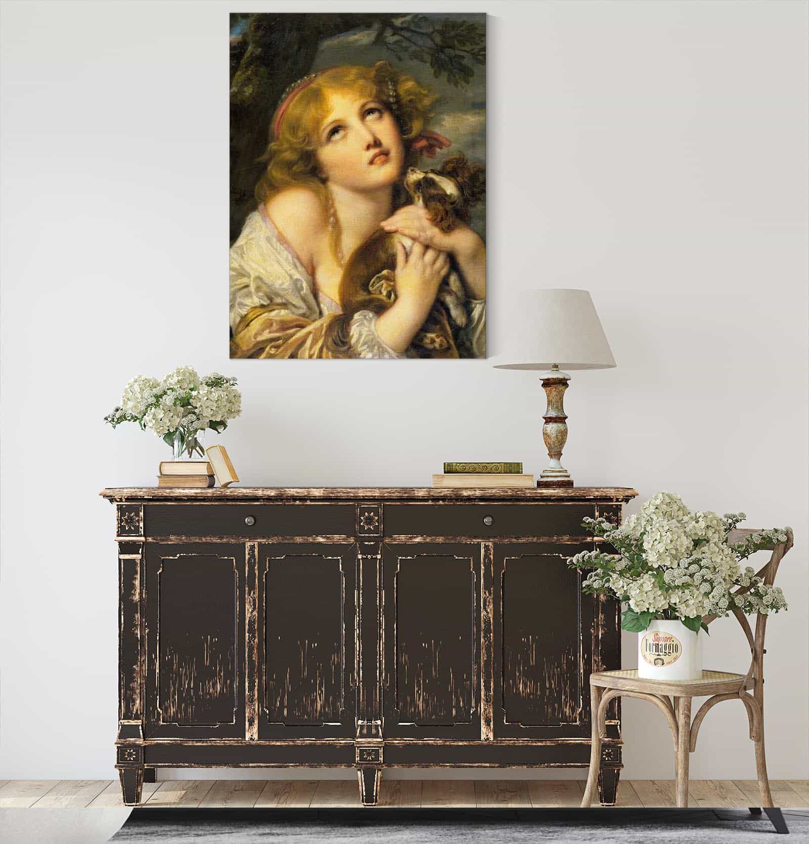 The Souvenir  by Jean Baptiste Greuze - Image 4