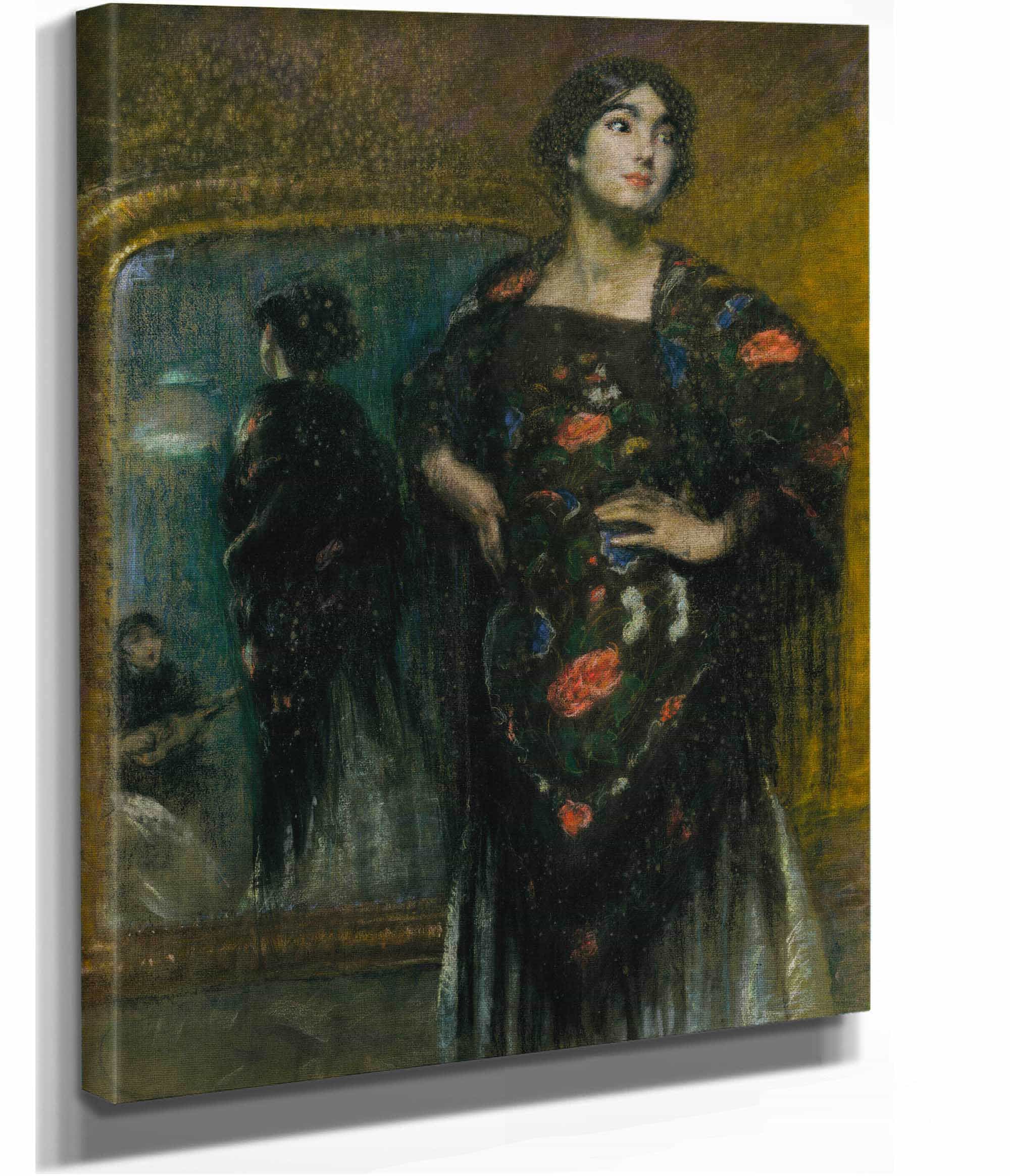 The Spanish Shawl by Alice Pike Barney - Image 2