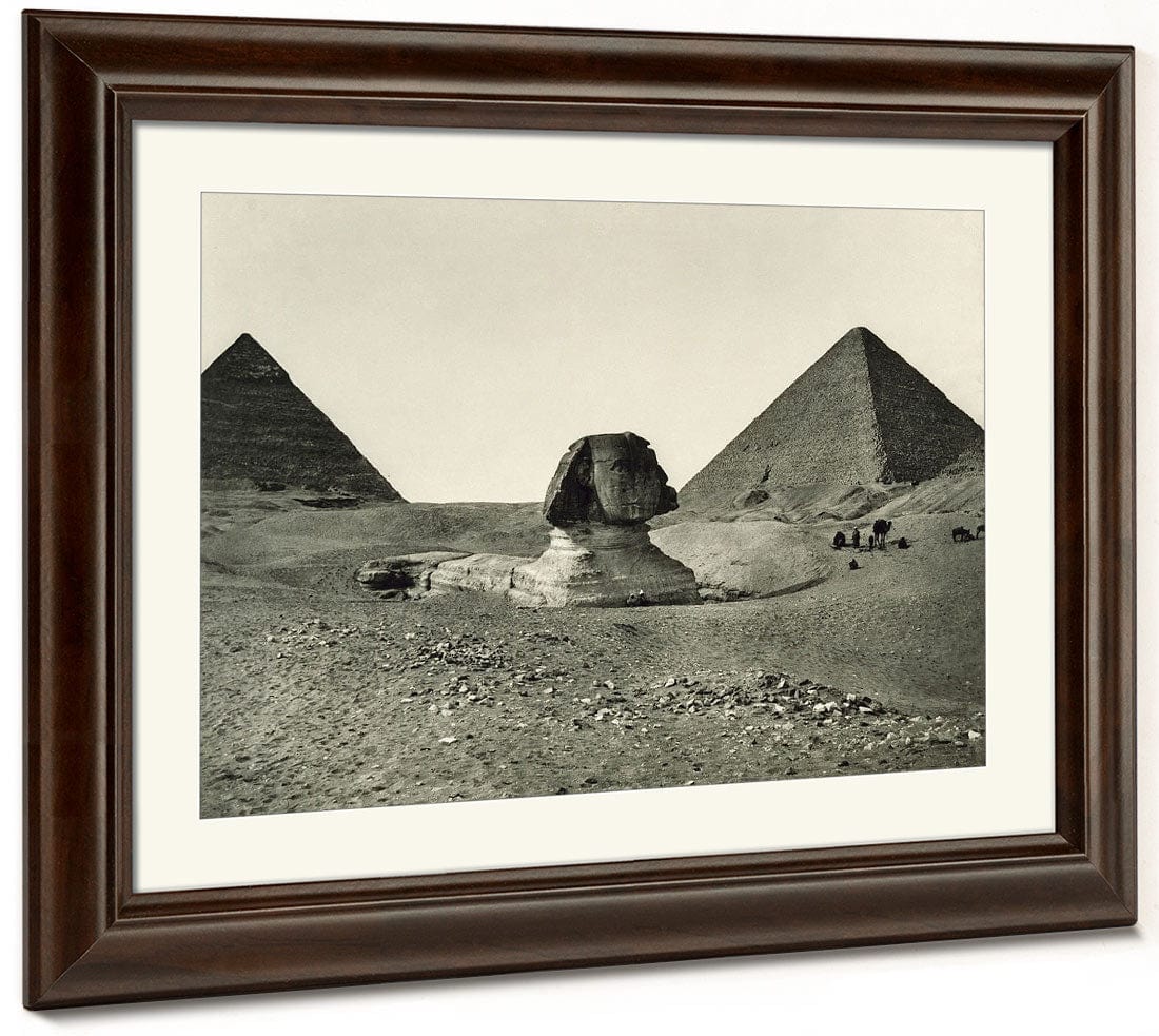 The Sphinx And The Pyramids By Adolphe Braun - Image 5