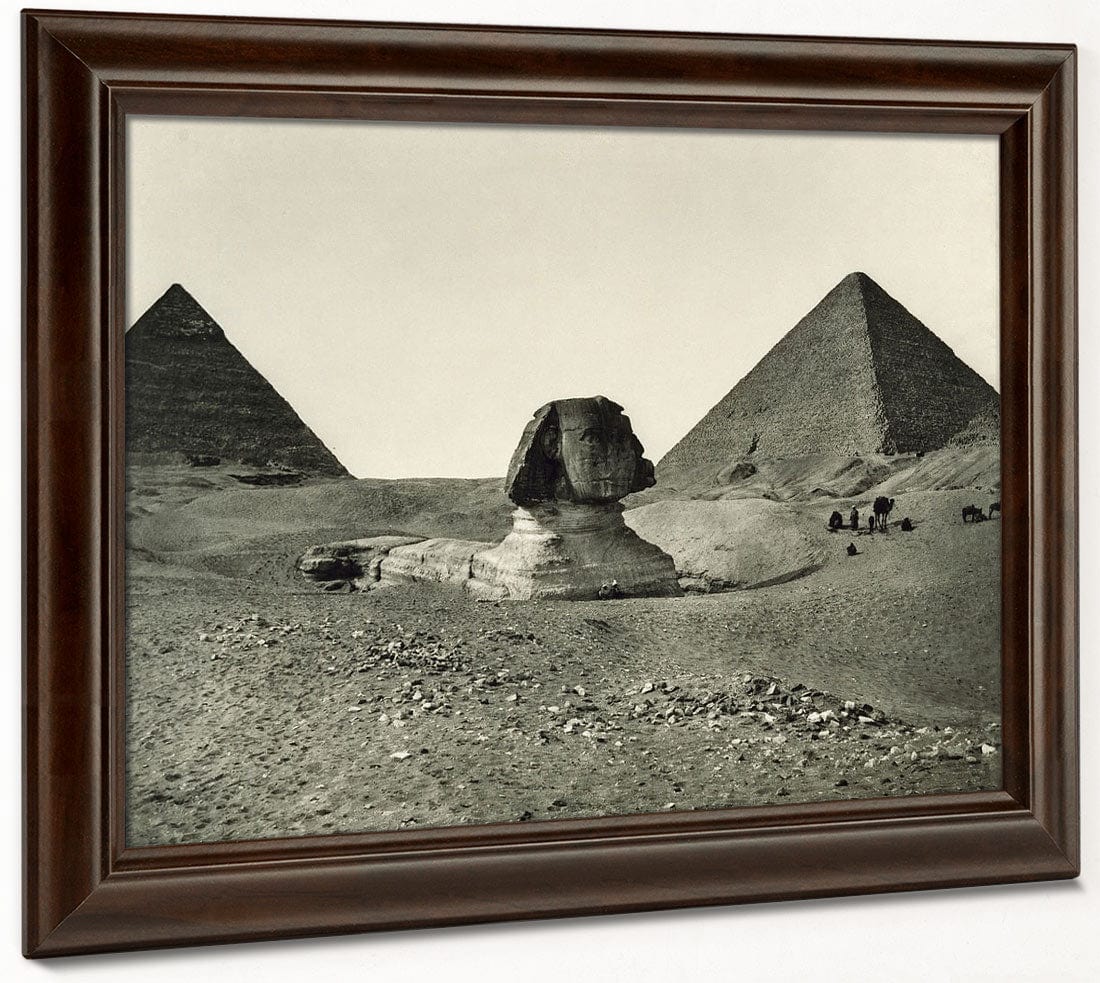 The Sphinx And The Pyramids By Adolphe Braun - Image 6