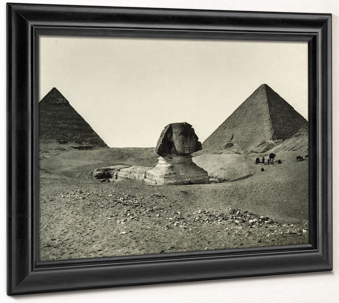 The Sphinx And The Pyramids By Adolphe Braun - Image 8