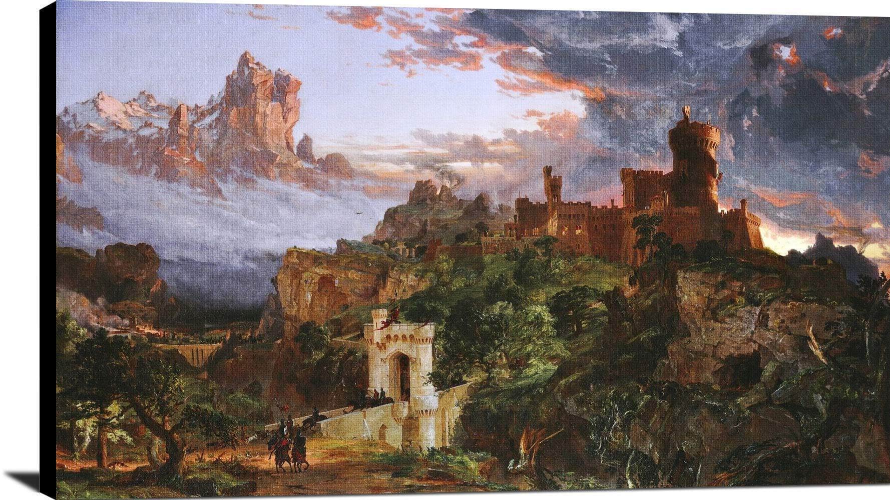 The Spirit Of War Painting Jasper Francis Cropsey Canvas Art - Image 2