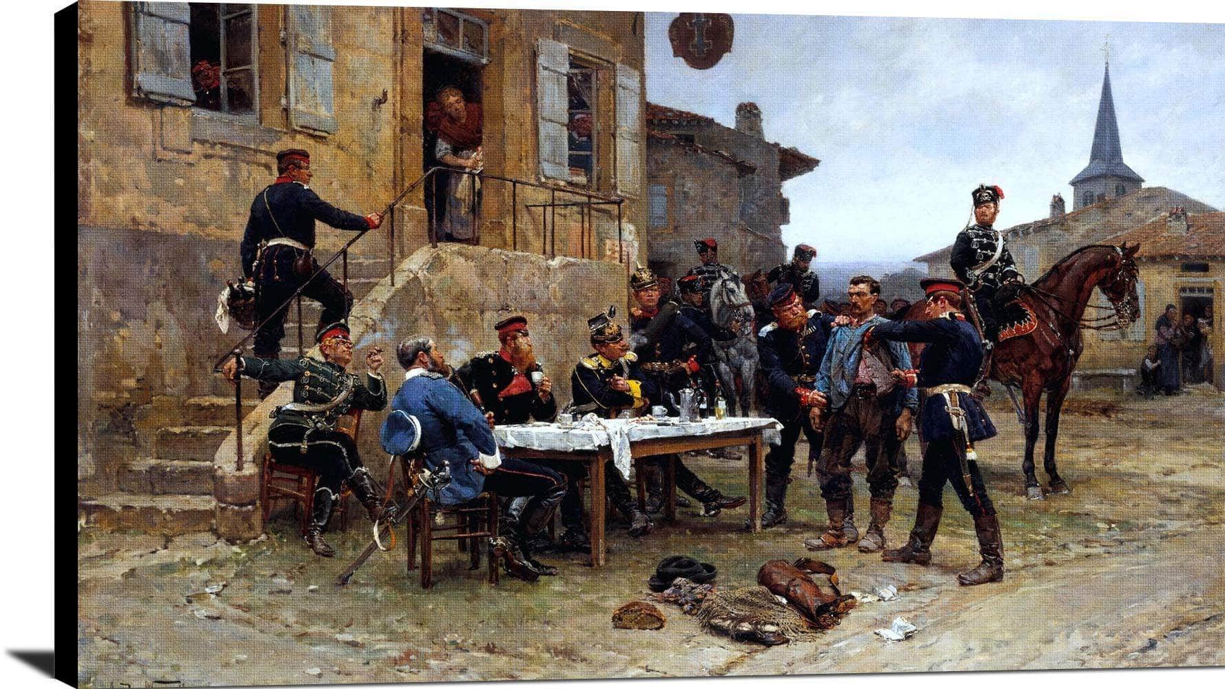 The Spy Painting Alphonse De Neuville Canvas Art - Image 2