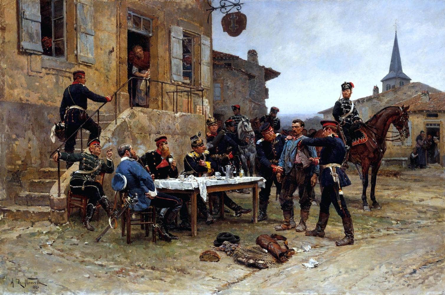 The Spy Painting Alphonse De Neuville Canvas Art - Image 5