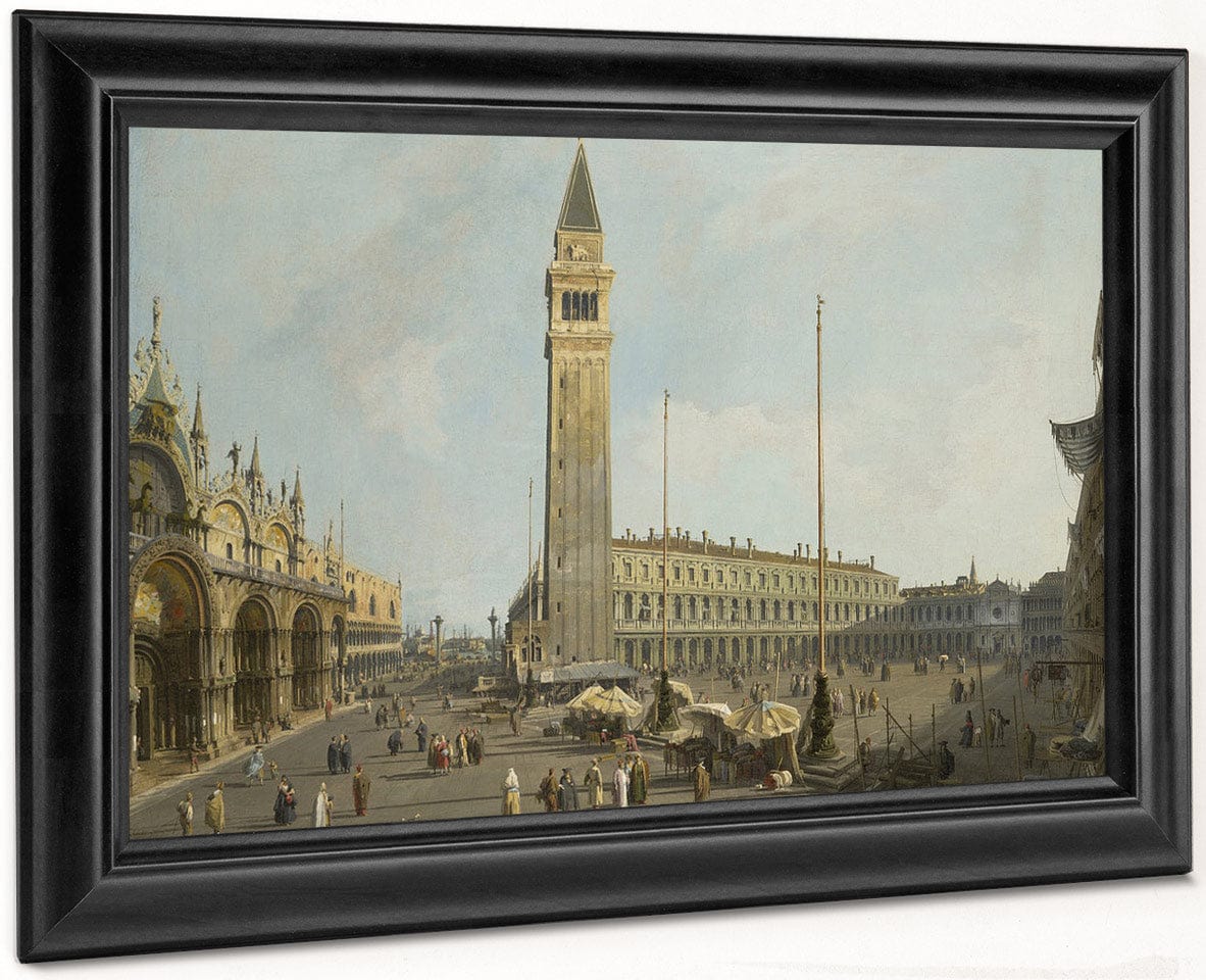 The Square Of Saint Mark's And The Piazzetta Venice C. 1731 By Canaletto - Image 6