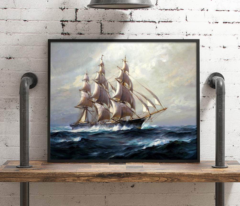 The Stag Hound Painting Frank Vining Smith Canvas Art - Image 4
