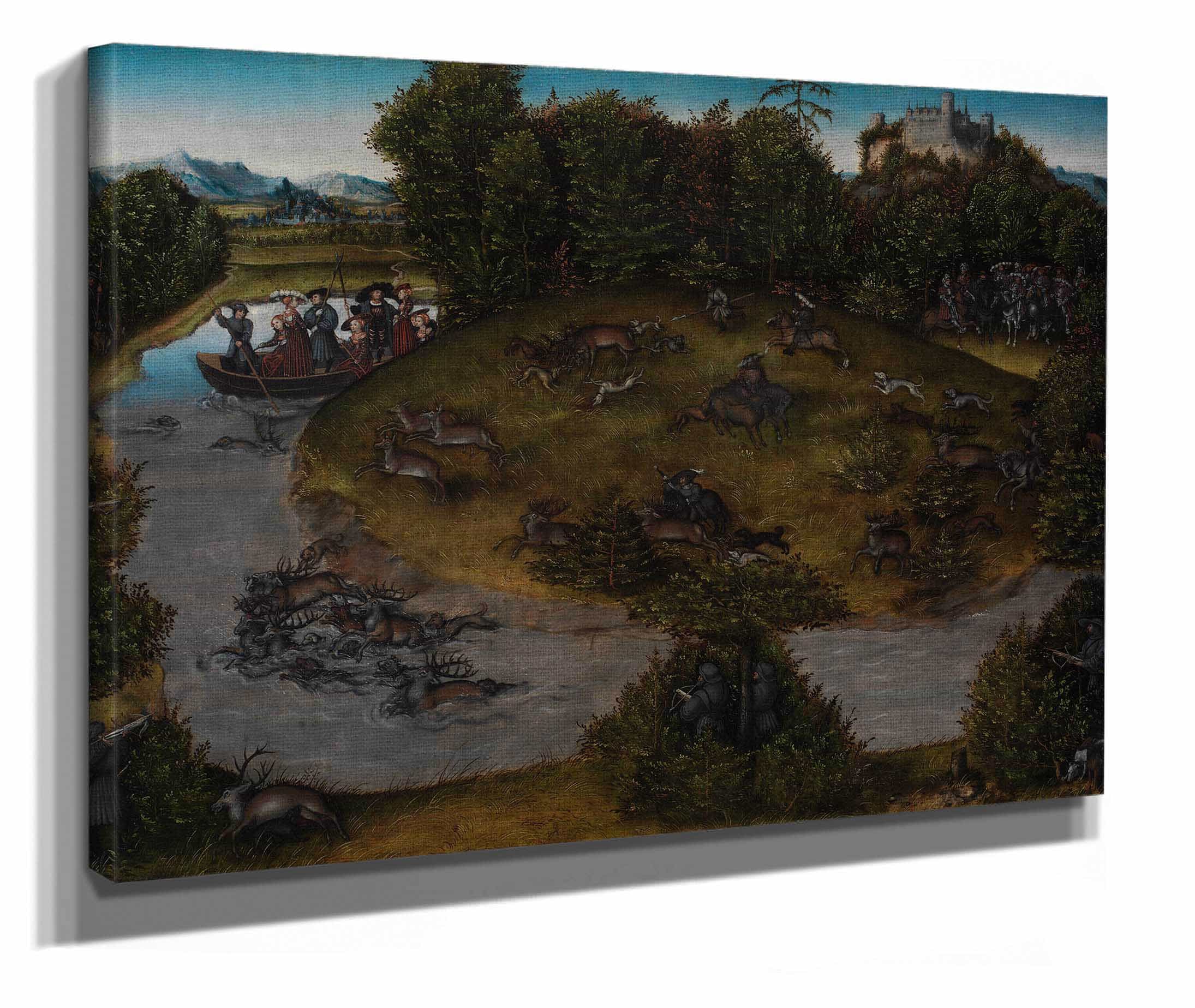 The Stag Hunt Of The Elector Frederic The Wise Of Saxony by Lucas Cranach The Elder - Image 2