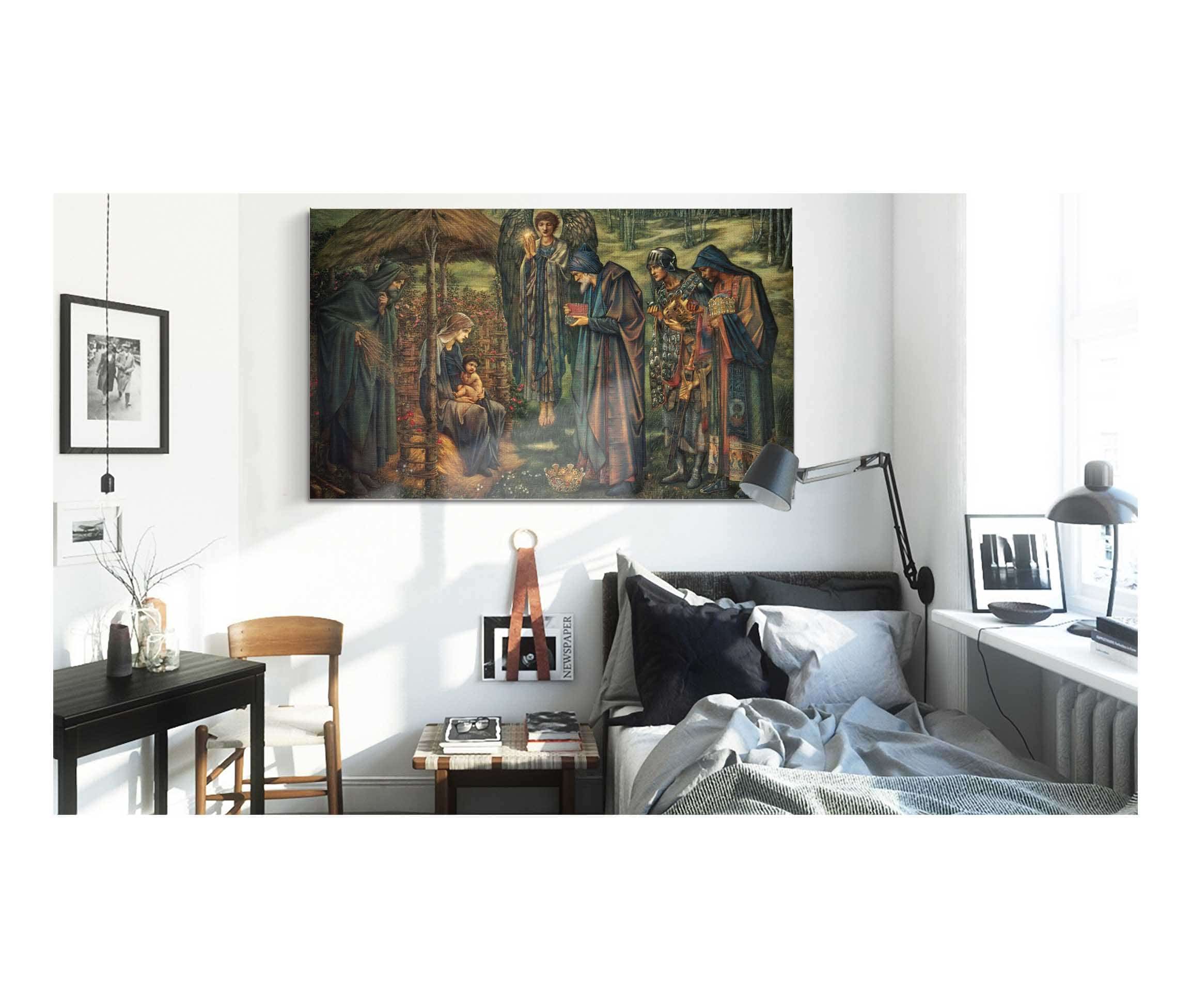 The Star Of Bethlehem by Sir Edward Coley Burne Jones - Image 3