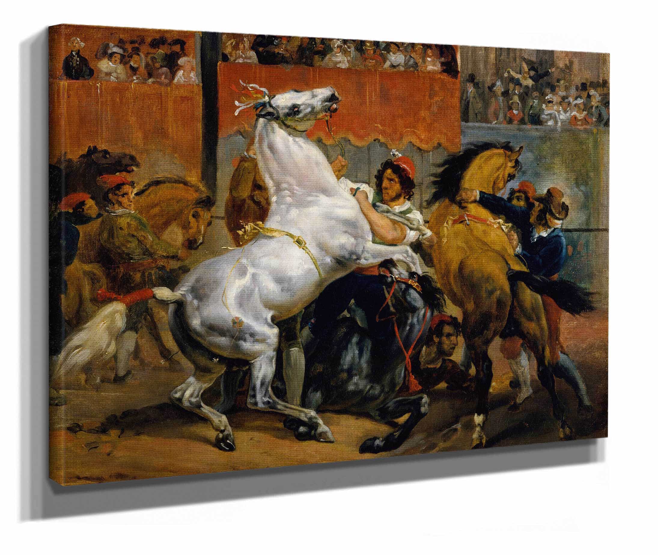 The Start Of The Race Of The Riderless Horses by Horace Vernet - Image 2