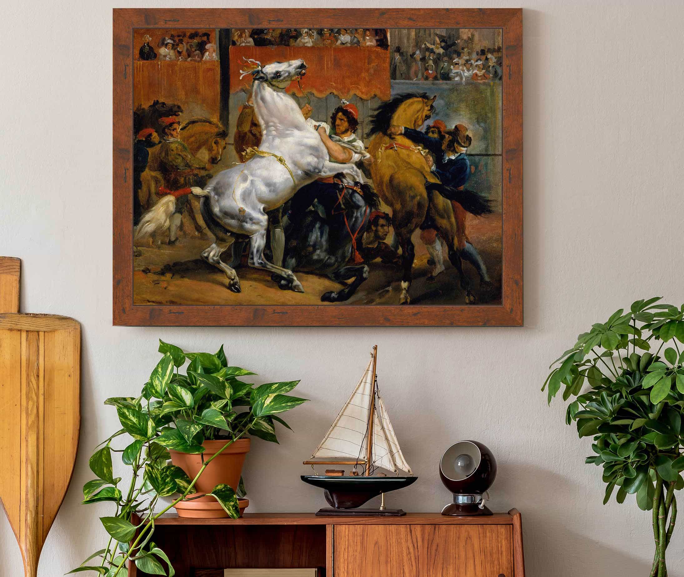 The Start Of The Race Of The Riderless Horses by Horace Vernet - Image 3