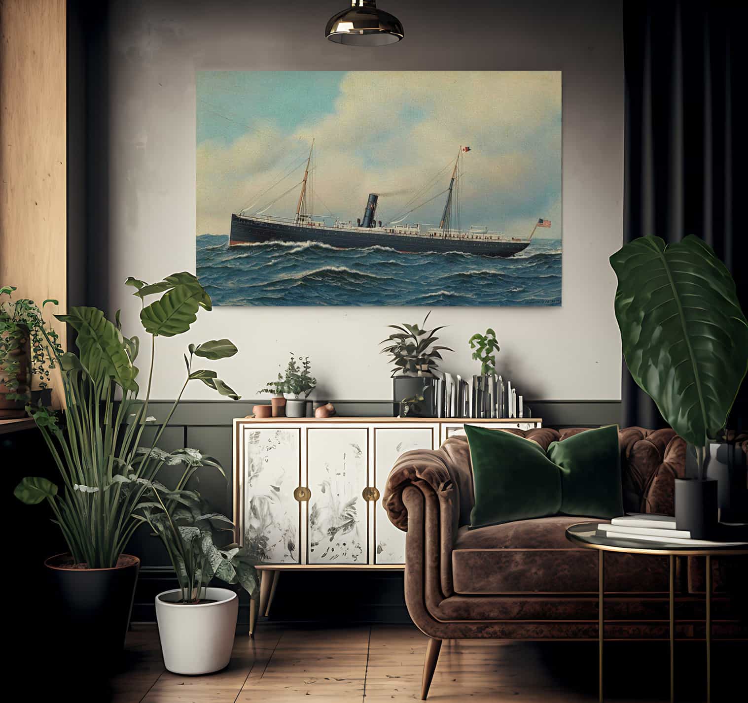 The Steamship Concho 1904 By Antonio Jacobsen - Image 2