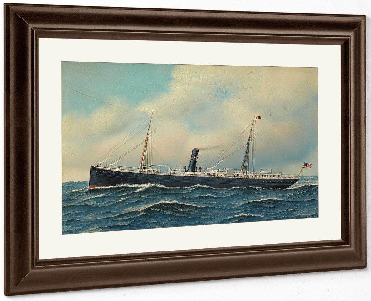 The Steamship Concho 1904 By Antonio Jacobsen - Image 5