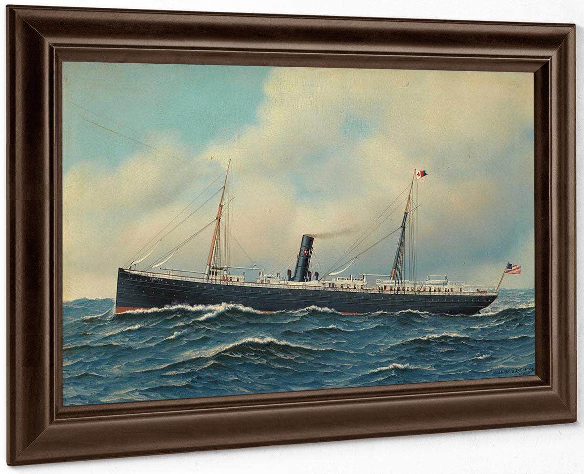 The Steamship Concho 1904 By Antonio Jacobsen - Image 6
