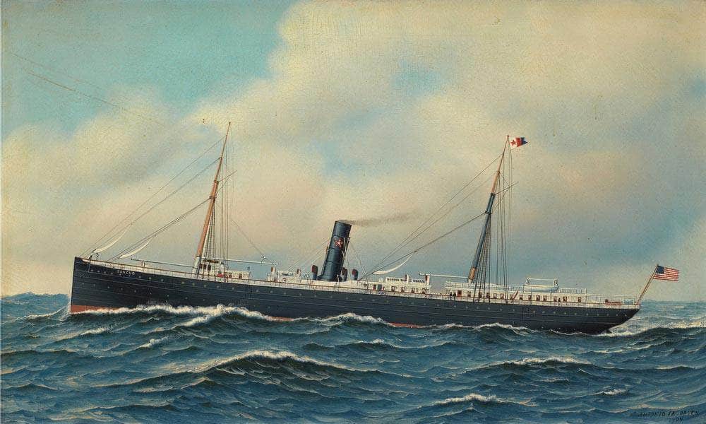 The Steamship Concho 1904 By Antonio Jacobsen - Image 7