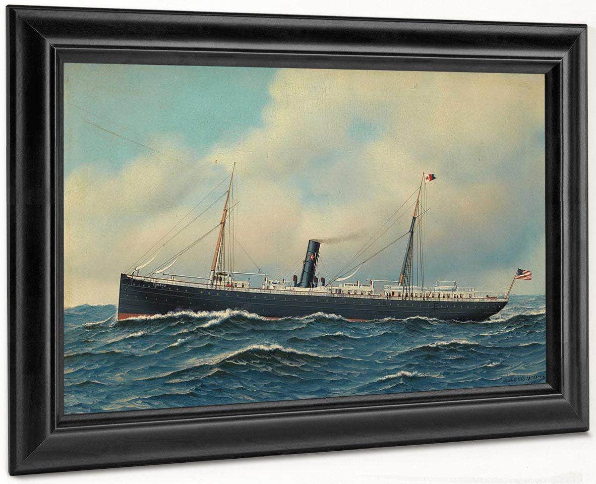 The Steamship Concho 1904 By Antonio Jacobsen - Image 8