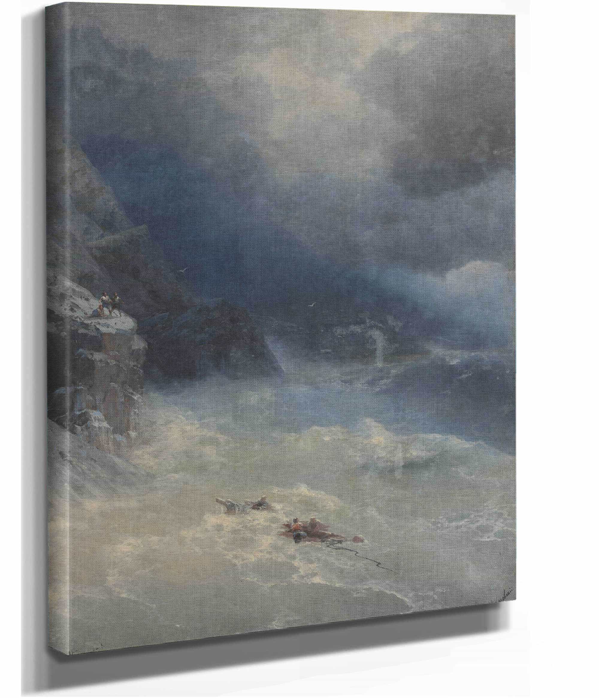 The Storm At Cape Aya by Ivan Konstantinovich Aivazovsky - Image 2
