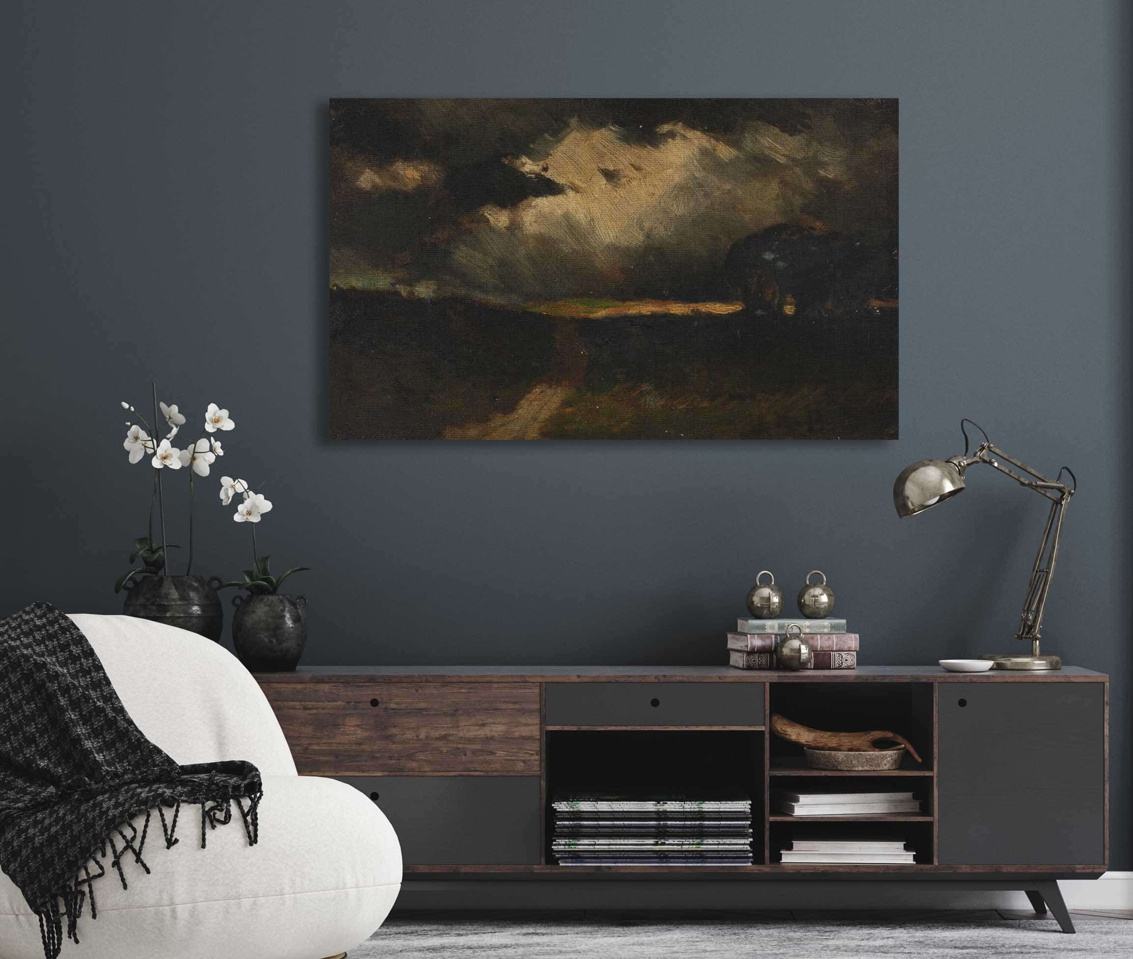 The Storm by Edward Mitchell Bannister - Image 5