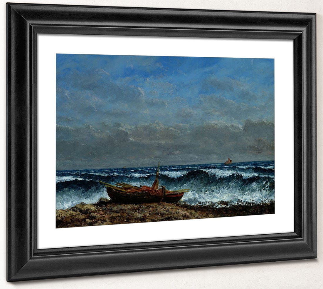The Stormy Sea Or, The Wave 1 By Jean Desire Gustave Courbet - Image 2