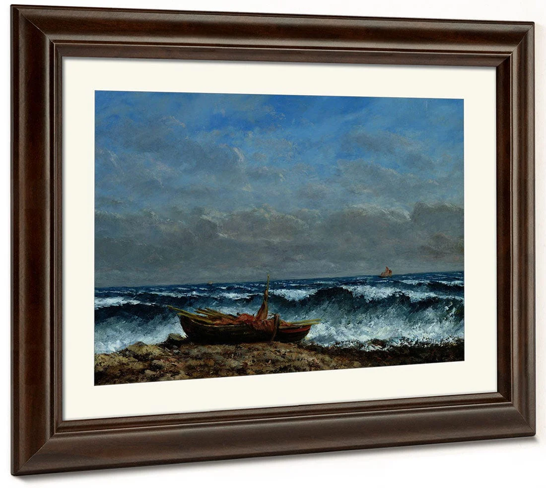 The Stormy Sea Or, The Wave 1 By Jean Desire Gustave Courbet - Image 3