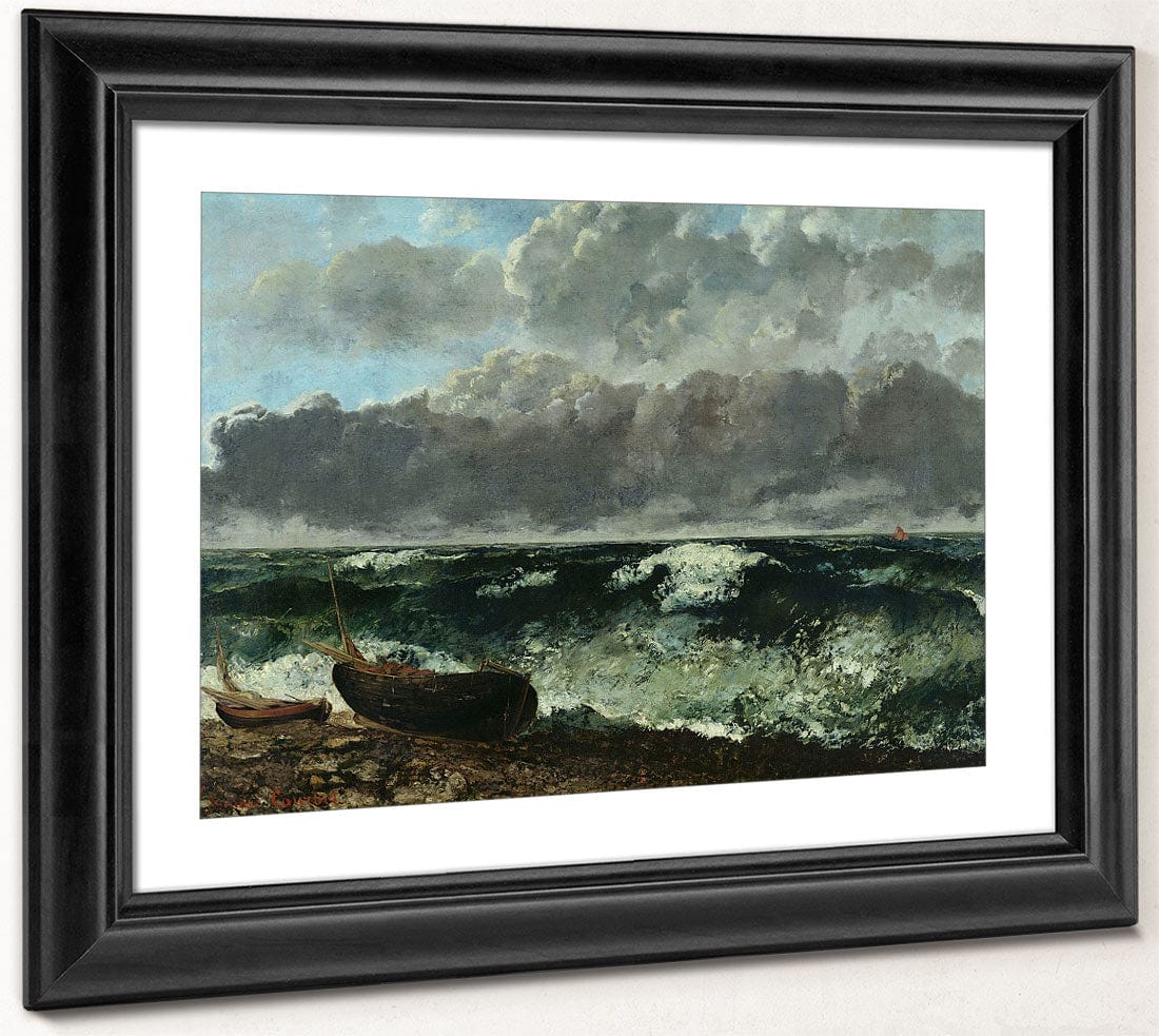 The Stormy Sea Or, The Wave By Jean Desire Gustave Courbet - Image 2