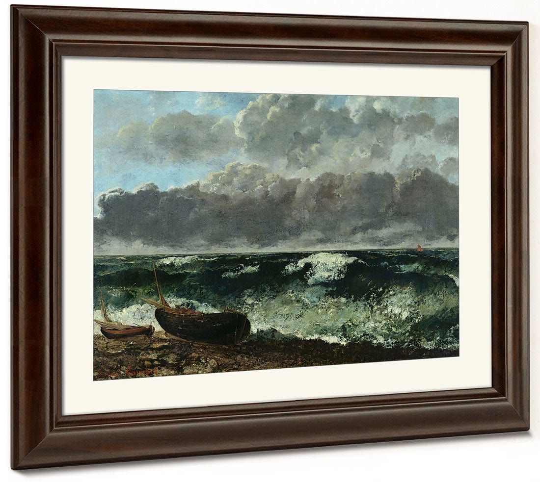 The Stormy Sea Or, The Wave By Jean Desire Gustave Courbet - Image 3