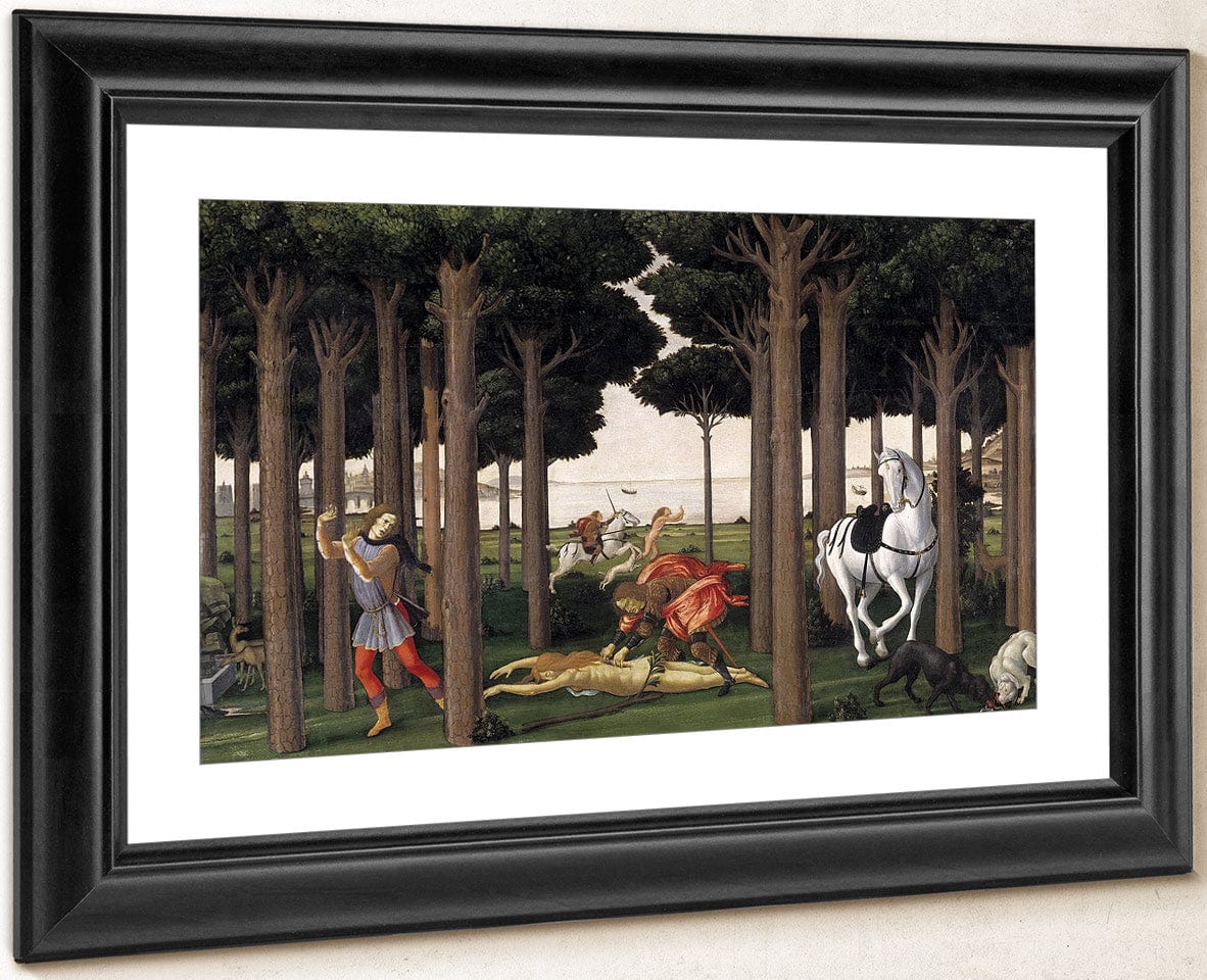 The Story Of Nastagio Degli Onesti Ii 1483 By Sandro Botticelli - Image 4