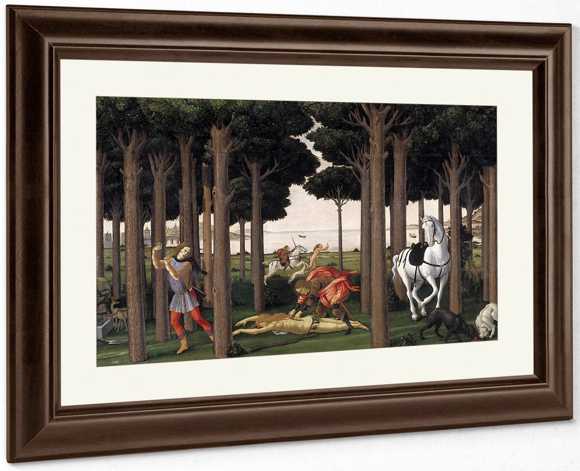 The Story Of Nastagio Degli Onesti Ii 1483 By Sandro Botticelli - Image 5