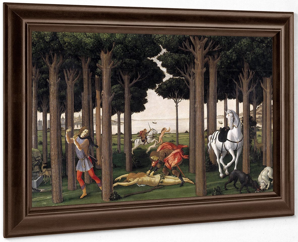 The Story Of Nastagio Degli Onesti Ii 1483 By Sandro Botticelli - Image 6