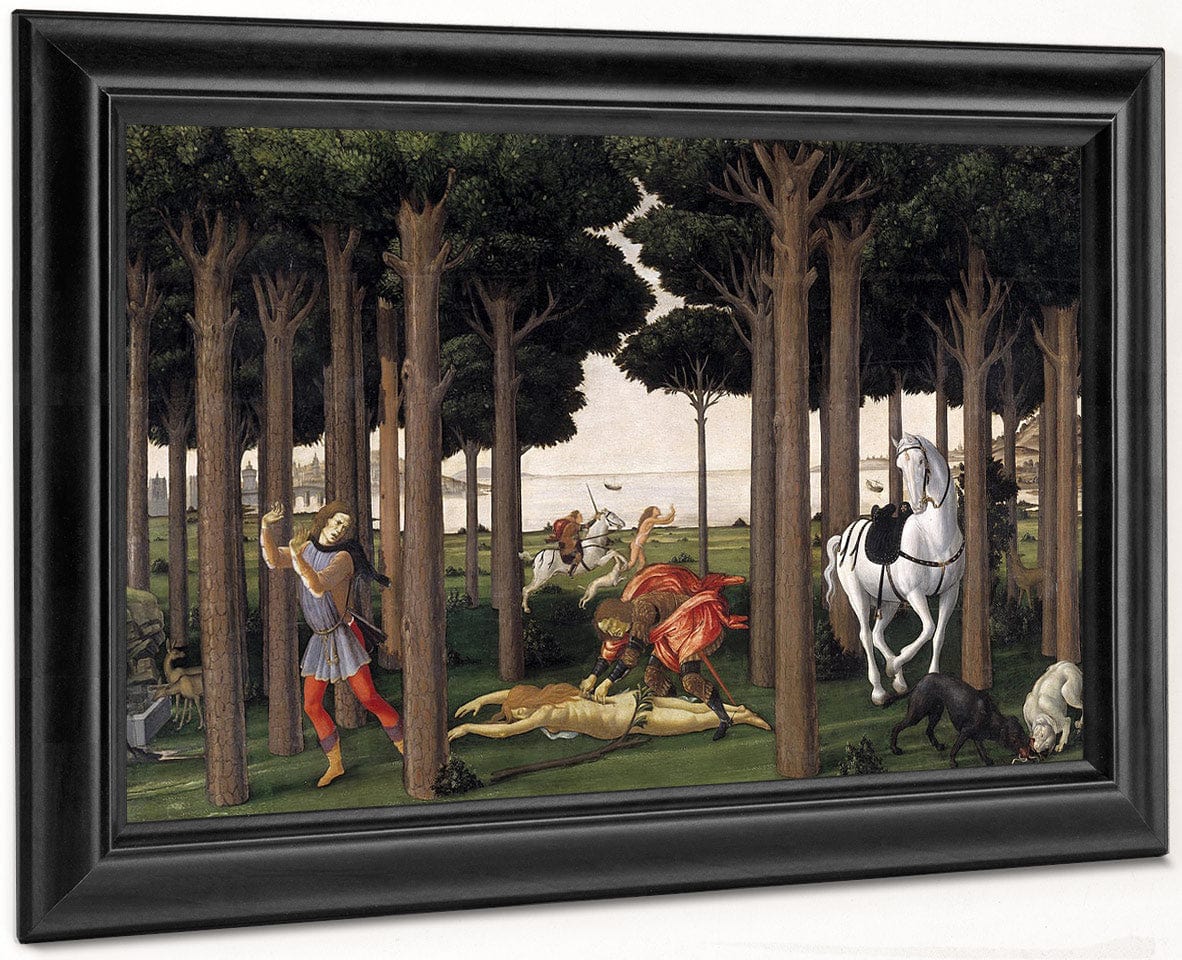 The Story Of Nastagio Degli Onesti Ii 1483 By Sandro Botticelli - Image 8