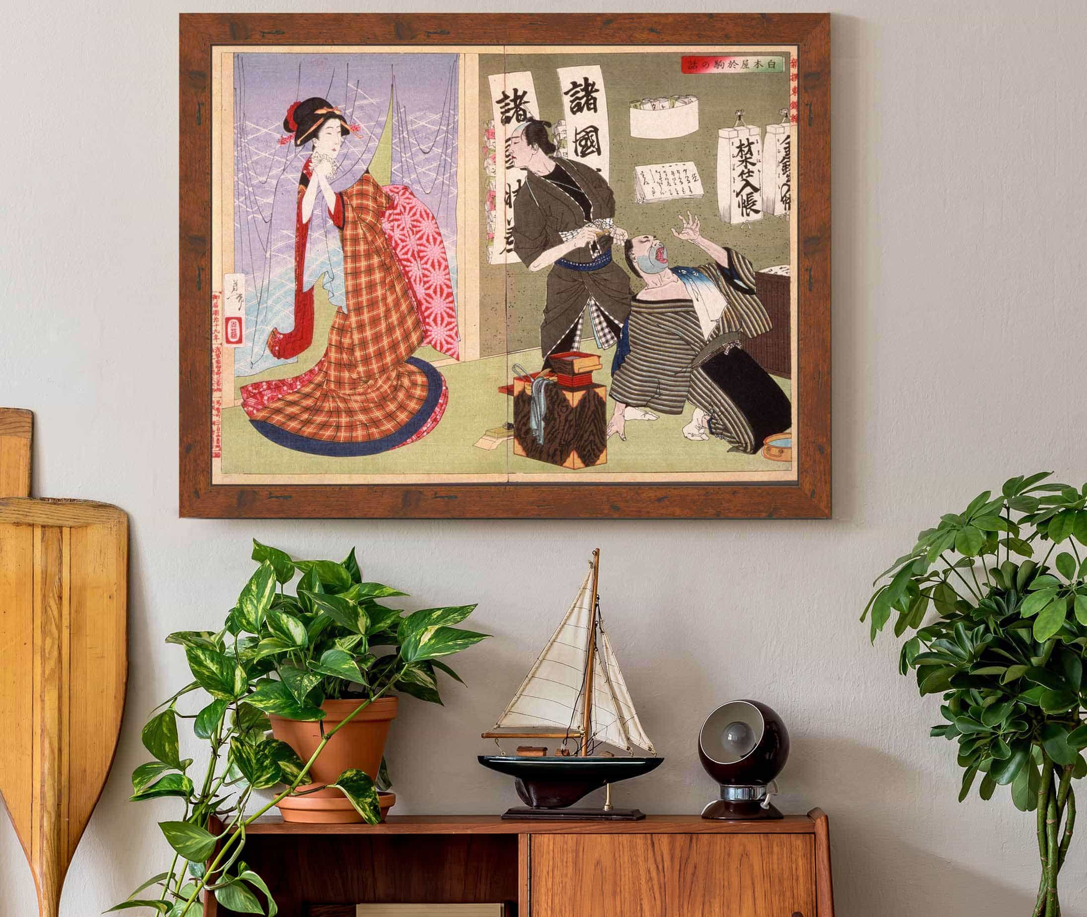 The Story Of Okoma Of Shirokiya by Tsukioka Yoshitoshi - Image 3