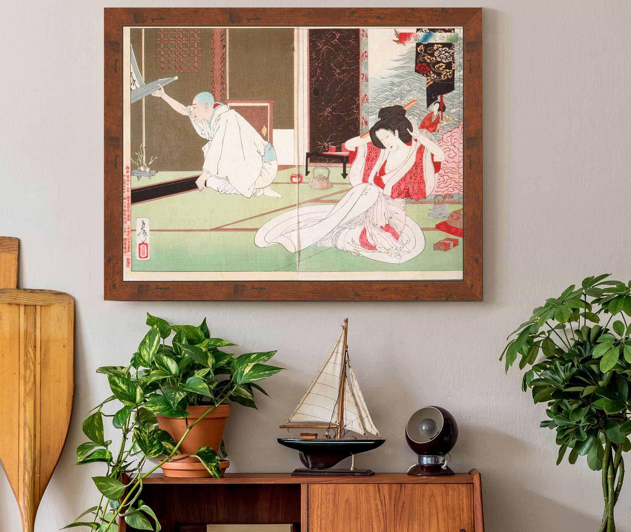 The Story Of Priest Nitto At Emmeiin by Tsukioka Yoshitoshi - Image 3