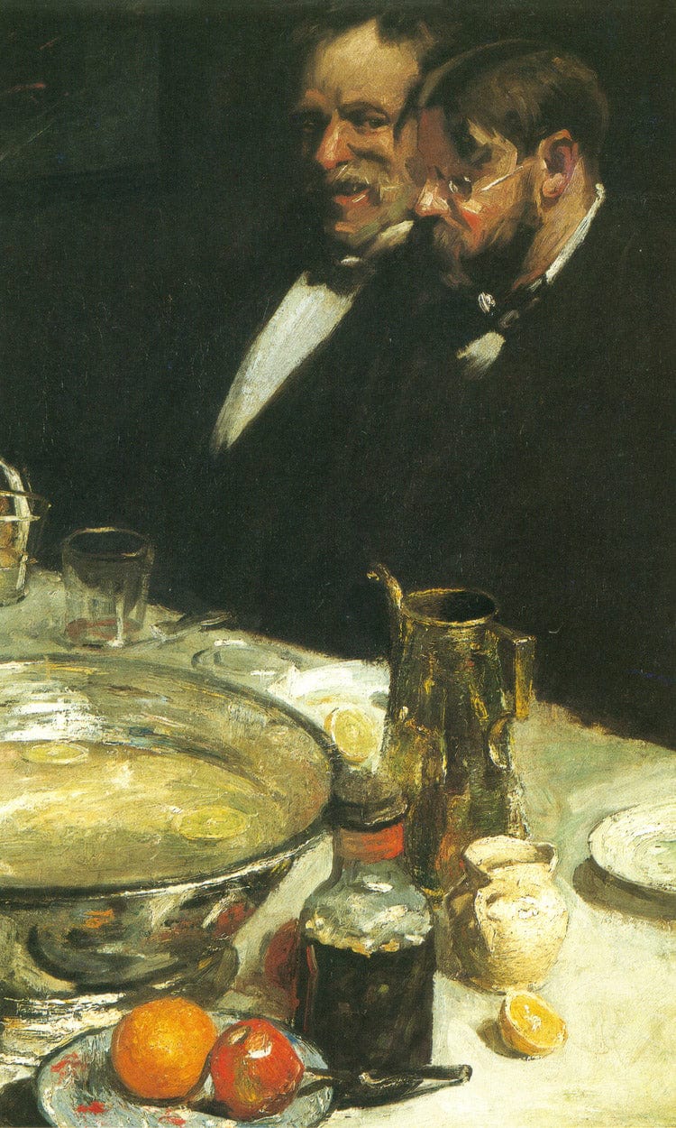 The Story The Dinner Pleasures Of The Table 1898 1899 By Charles Webster Hawthorne - Image 6