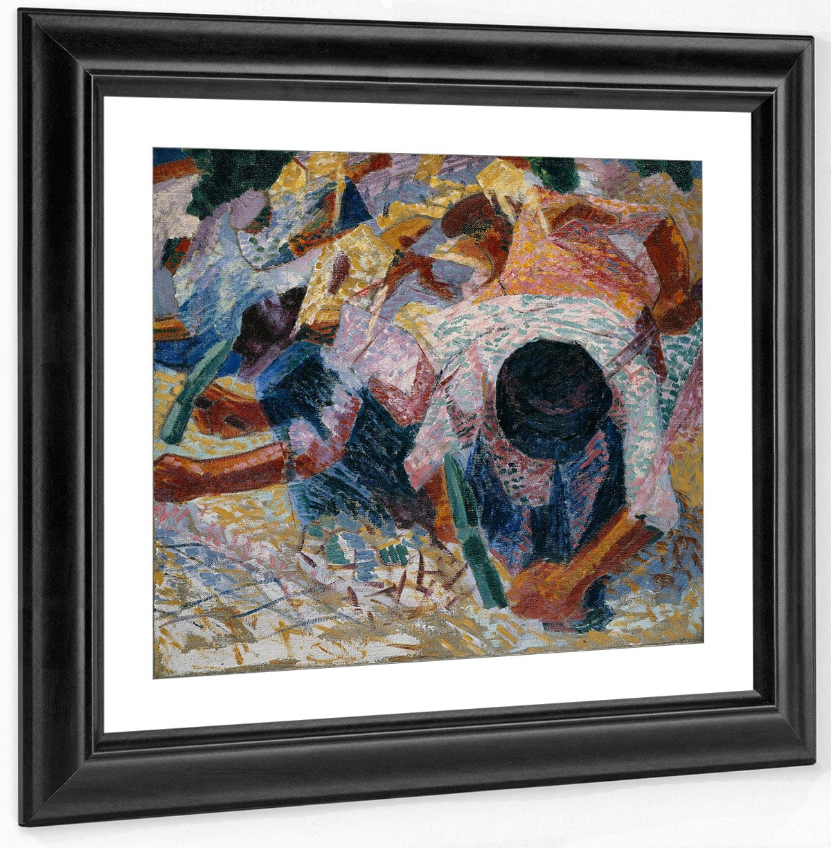 The Street Pavers 1914 Oil On Canvas 100X100Cm Met By Umberto Boccioni - Image 2
