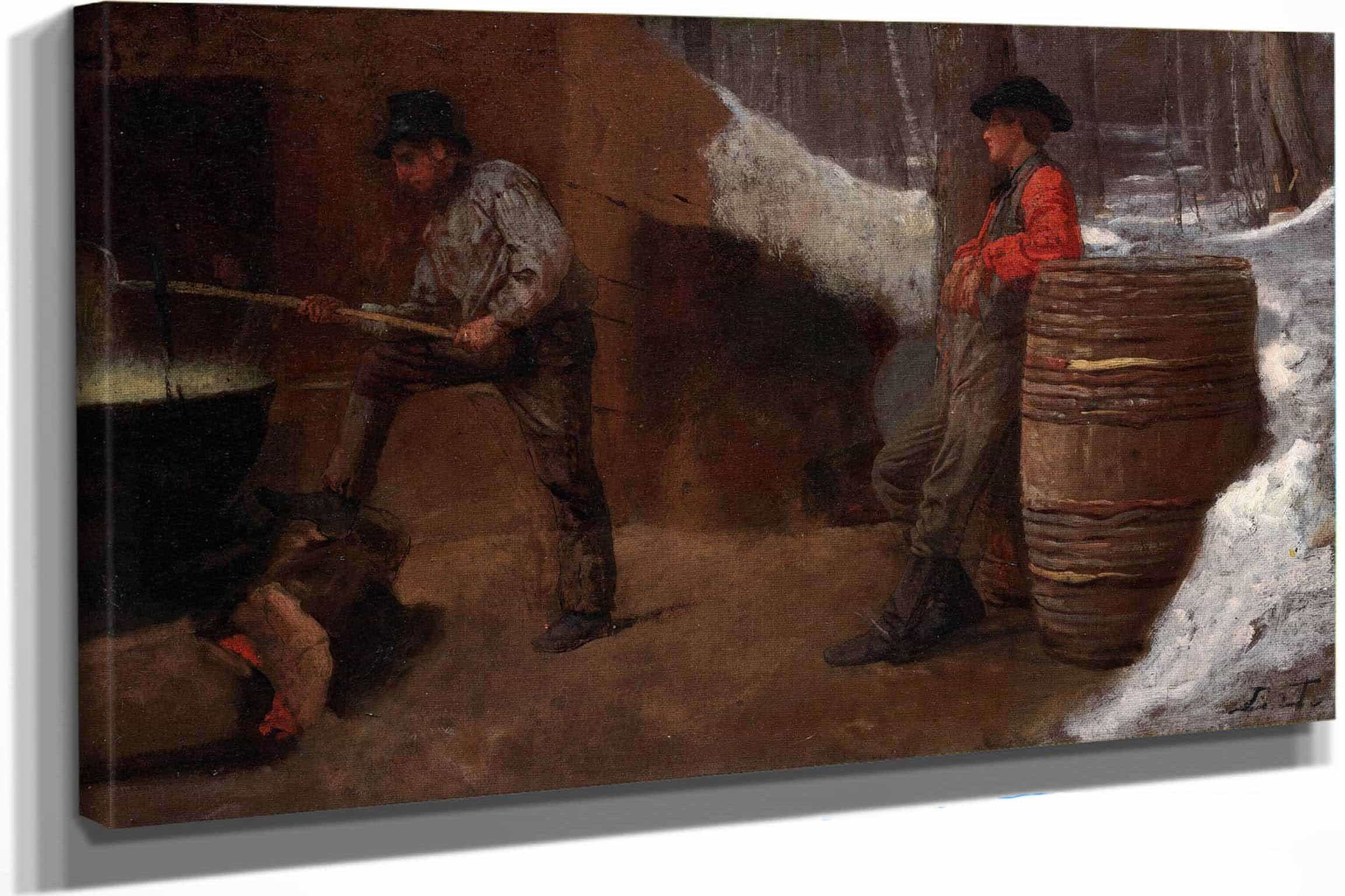 The Sugar Camp by Eastman Johnson