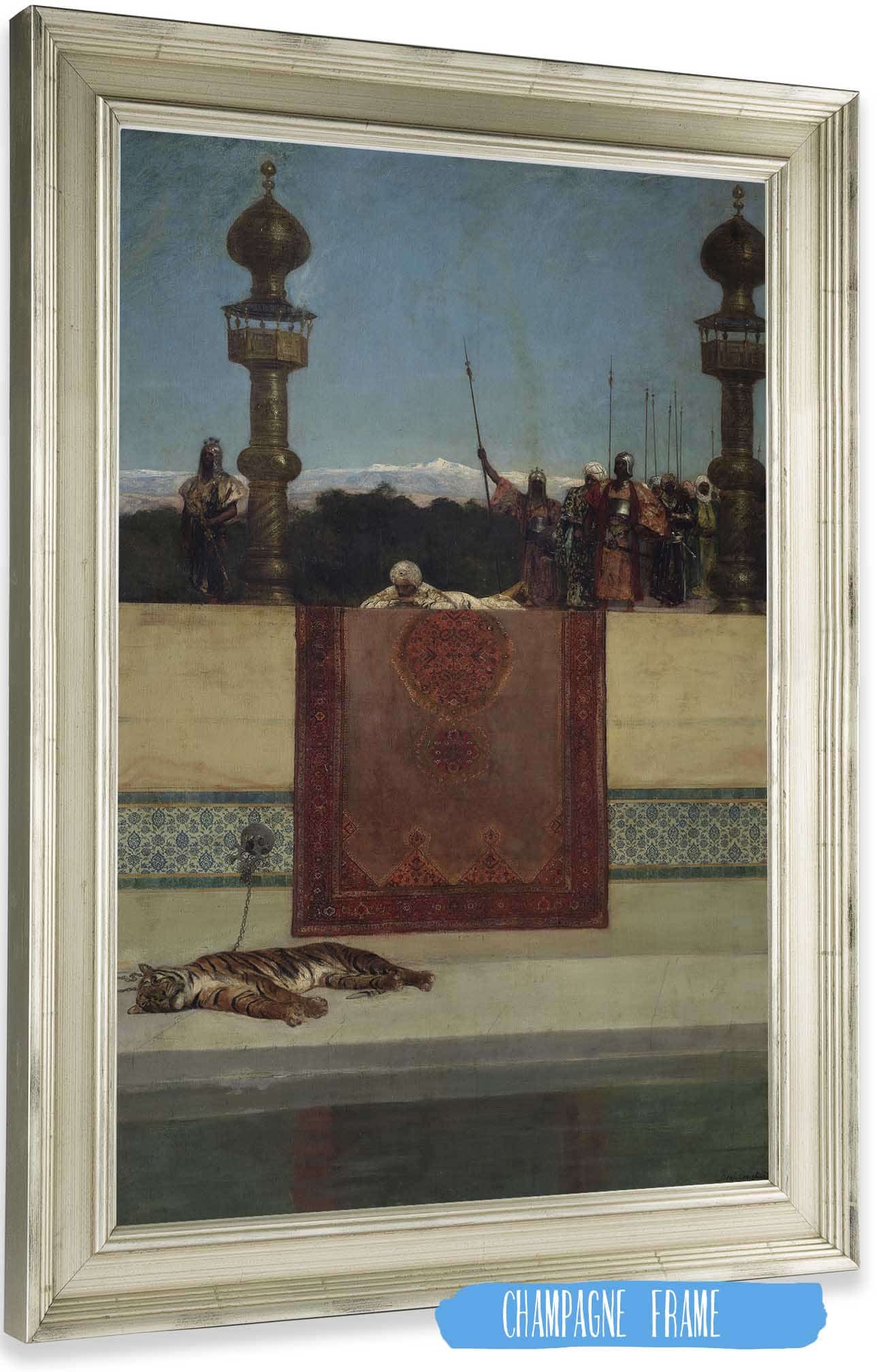 The Sultans Tiger by Jean Joseph Benjamin Constant