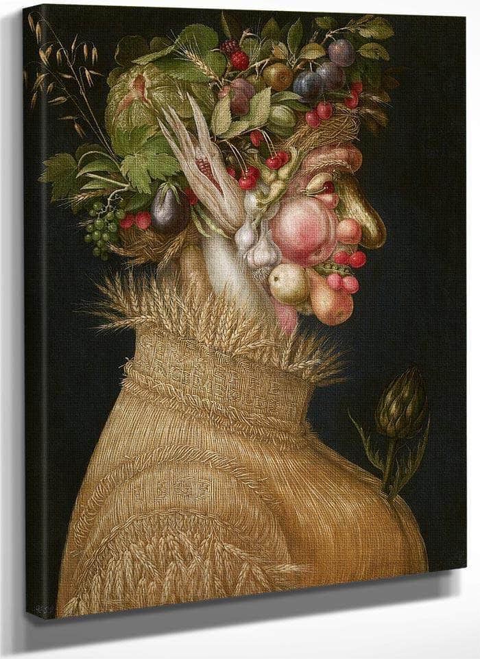 The Summer From The Four Seasons 1563 By Giuseppe Arcimboldo
